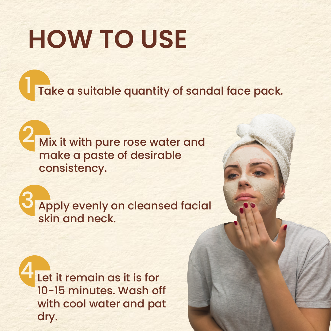 Sandal Dry Face Pack