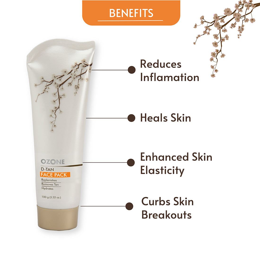 ozone d tan face pack benefits