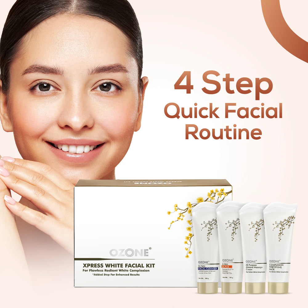 Xpress White Facial Kit – Ozone Ayurvedics