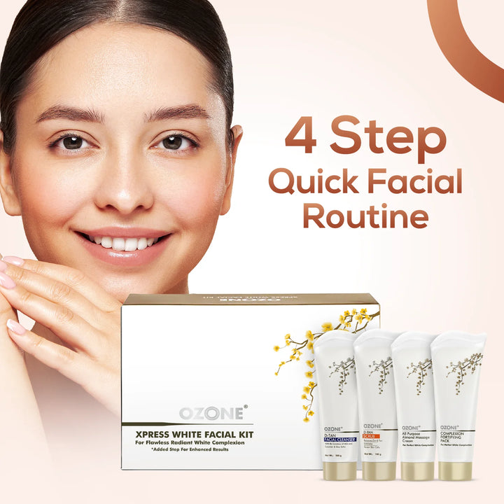 Xpress White Facial Kit – Ozone Ayurvedics