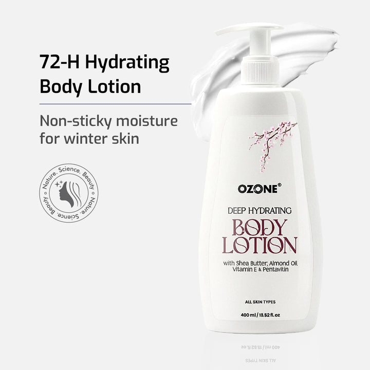 Deep Hydrating Body Lotion for Winter Dry Skin | Glowing Skin – Ozone ...