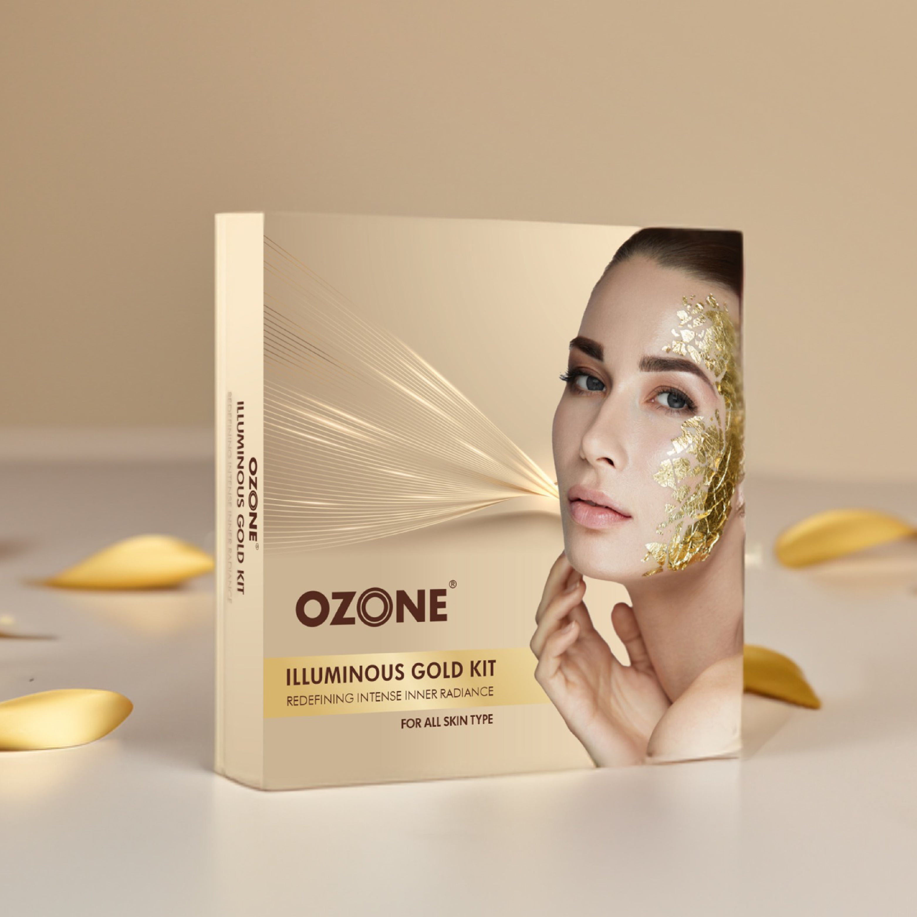 Facial shop kit gold
