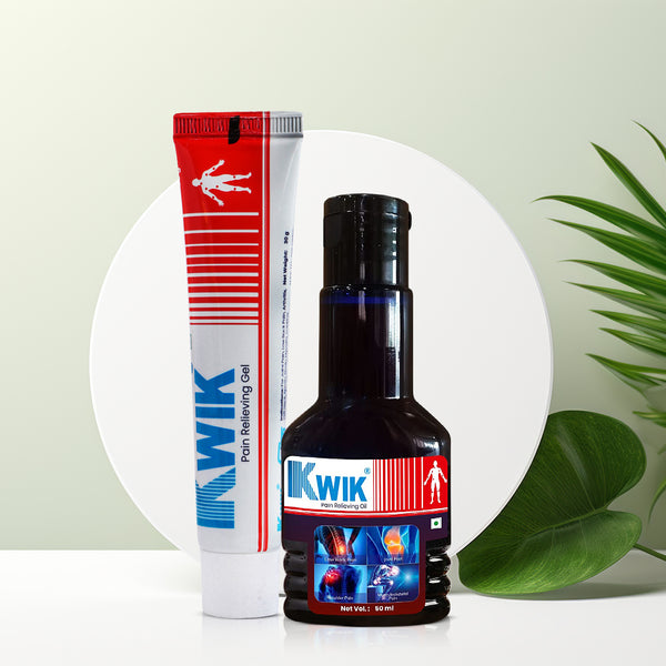 Kwik Pain Relieving Combo (50Ml Oil + Gel)