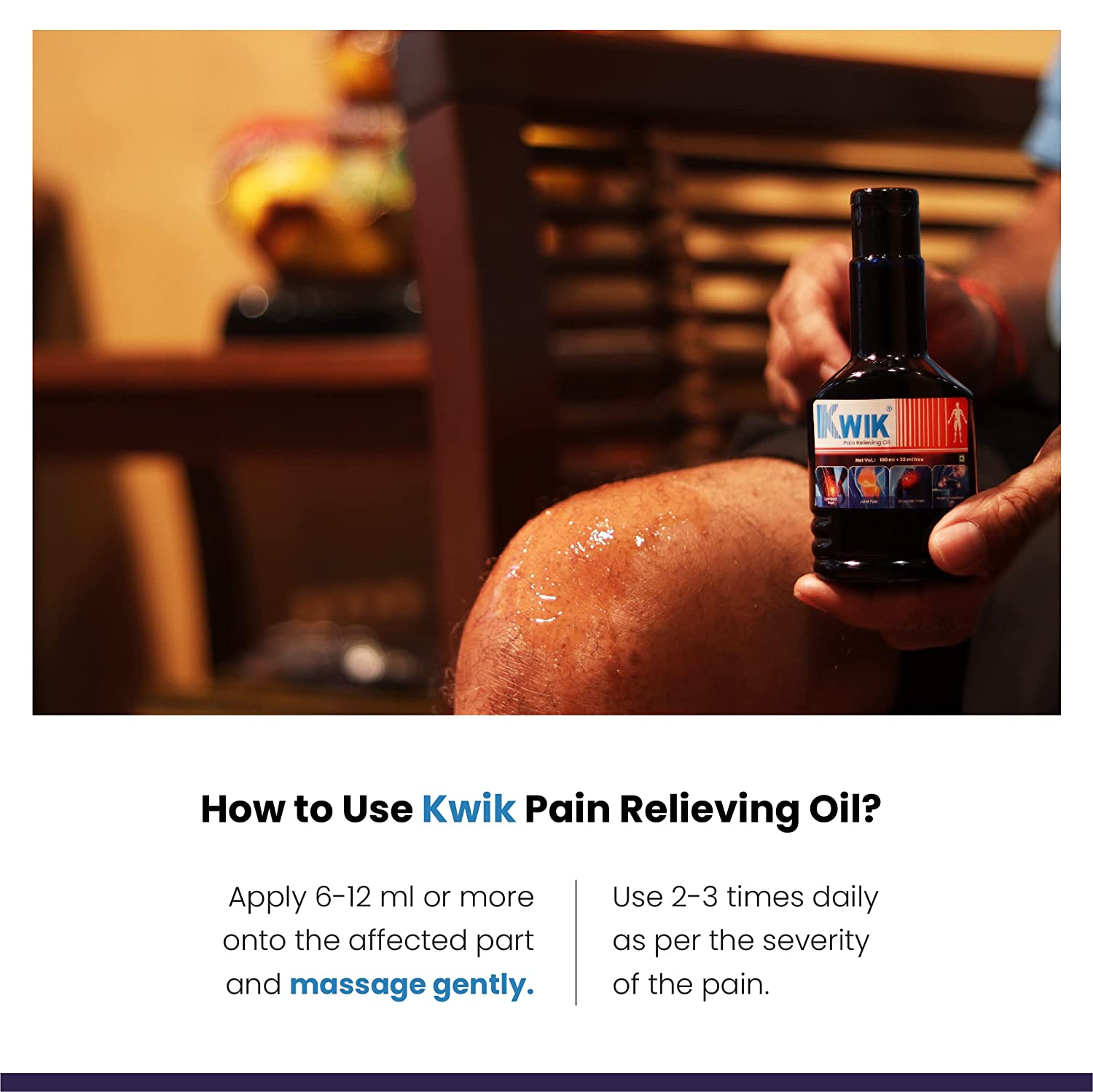 Kwik Pain Relieving Combo (50Ml Oil + Gel)